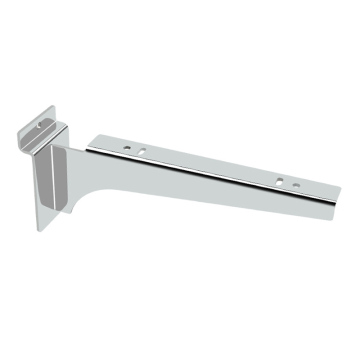 300mm chromed besi braket slatwall glass display hook