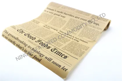 Printed silicone paper roll baking paper roll