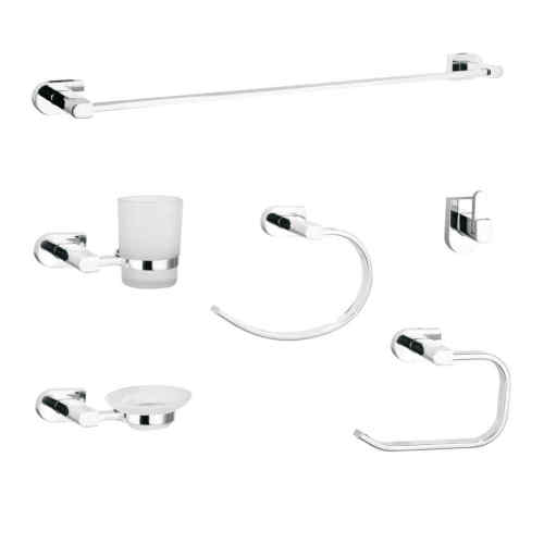 Accesorios de baño de acero inoxidable de lujo cuadrado dorado cepillado Gancho para bata de baño