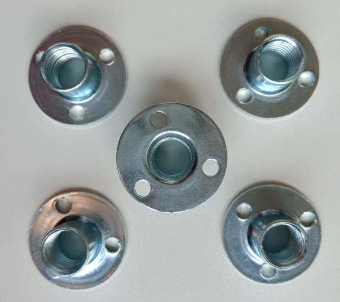 Stamping Three holes Furniture carbon steel Tee nuts