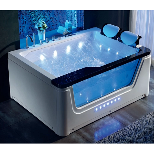 Acrylic Tub Massage Freestanding Massage Bathtub Spa Function Manufactory