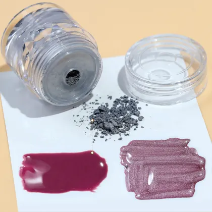 Wholesale Chameleon Pigment Holographic Powder - Porcelain White Acrylic Glitter Cat Eye Powder
