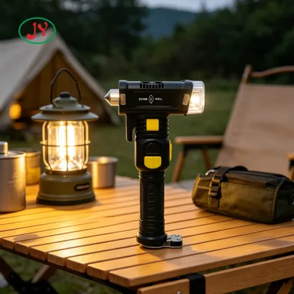 Multi-Function Emergency Flashlight with Tools