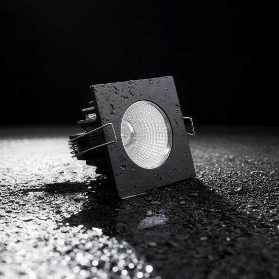 Comercial Square Anti-Glare Recesed Led Spotlight Downlights