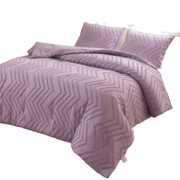 Solid Color Boho Tufted Lightweight Bedding Set 3PCS