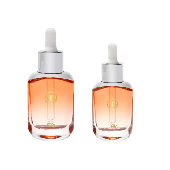 Custom Logo Glass Essential oil drop bottles
