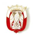 Emblema del metallo del falco di colore della bandiera del logo degli Emirati Arabi Uniti