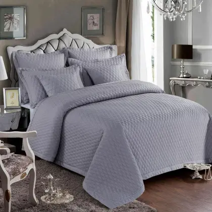 Quilting with embroidery BED SPREAD SET