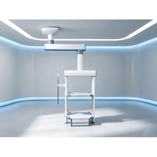 Single‑Arm Motorized Anesthesia Pendant, Ceiling‑Mounted Operating Room Anesthesia Tower, High‑Strength Aluminum Alloy
