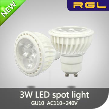 3W led spot light MR16 with GU5.3 cap