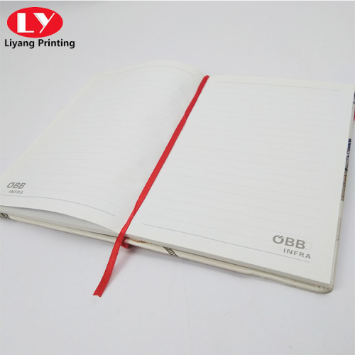 School children notebook with CMYK elastic belt