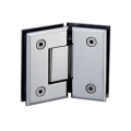 Beveled corner 135 degree glass shower hinge