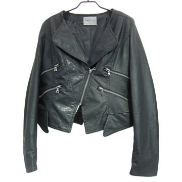Women's casual jackets, fashionable style, black color, OEM and ODM orders are welcome