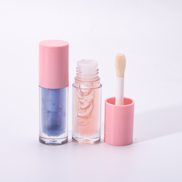 Custom Pink 8ml Lipgloss Tubes - Private Label No-Logo Glitter Lipgloss Set