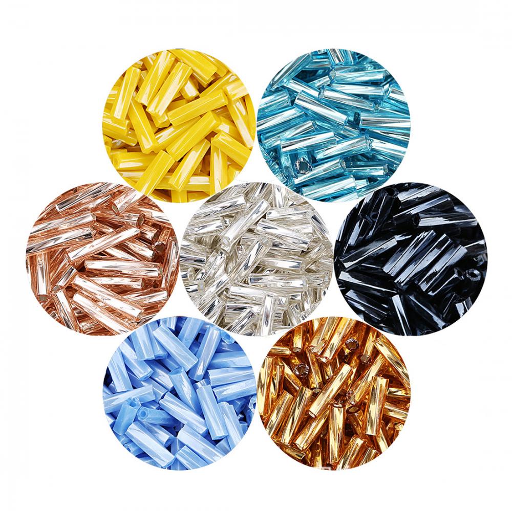 Perles de graines tubulaires de 40 g / sac