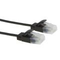 Cavo patch piatto Cat6 con corpo RJ45 corto