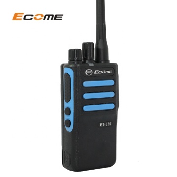 Ecome ET-330 cheap uhf rechargeable digital two way radio low cost dmr walkie talkie