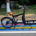 จักรยานขนส่งสินค้าไฟฟ้าในเมืองจักรยาน Ecargo สองล้อ