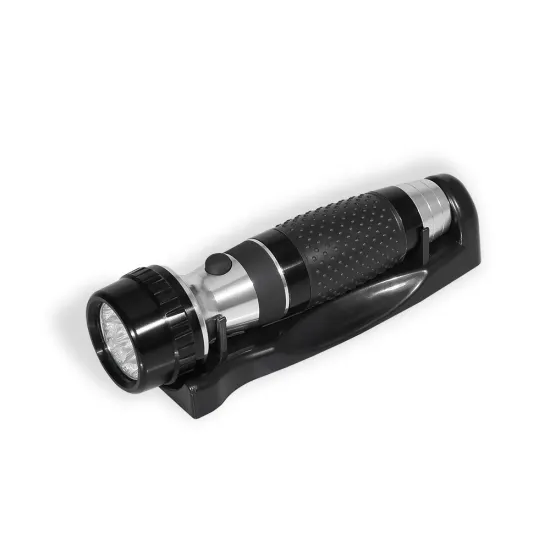 High-Quality LED Rechargeable Wall-Mounted Emergency Flashlights for Hotels and Commercial Use - Aluminum Hanging Design