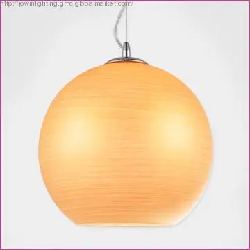 Yellow Glass Pendant Lamp