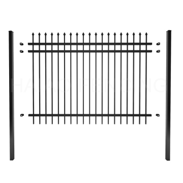 Christmas decorative steel tube picket fence panel