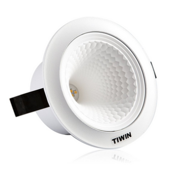 TIWIN 15w 6 inch Cool white led round modern downlight
