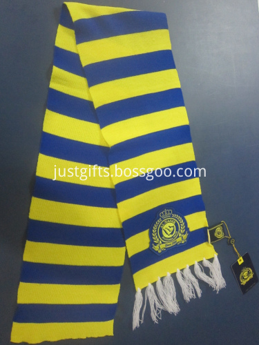 Promotional Striped Team Scarf