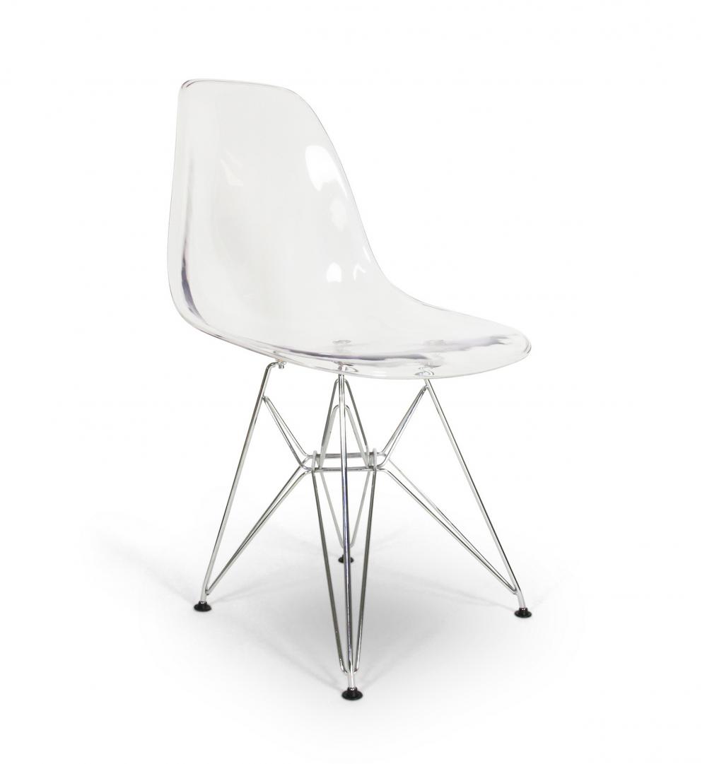 Стул dsr прозрачный eames style