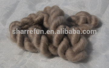 Whlesale high quality Mongolian Cashmere Tops Brown 16.5mic/44mm