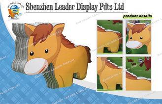 Free Standing Cardboard Display Stands With Horse Graphic