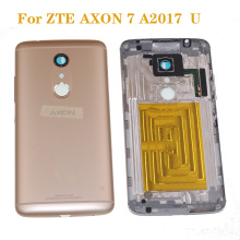 New Original back cover For ZTE Axon 7 A2017 A2017G A2017U 5.5'' Cellphone Metal Frame Housings Cover mobile phone frame
