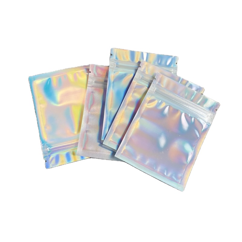 Bag holograffig mylar clo sip ffoil alwminiwm