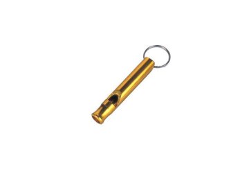 Yellow Emergency Whistle Promotional Keychains For Hiking And Fun