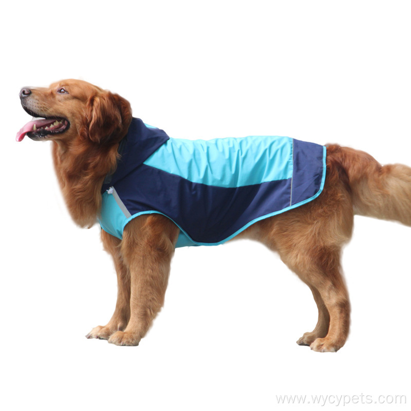 Reflective Water Quick-dry Large Dog Raincoat