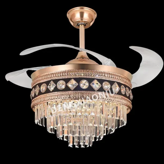 Hot Sale Energy-Saving LED Smart Chandelier Fan Lamps for Modern Living Rooms