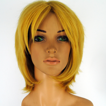 New Style Heat-resistant Short Mix Blonde Women's Cosplay Hair Full Wig/Wigs