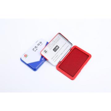 Color optional metal cover office stamp pad