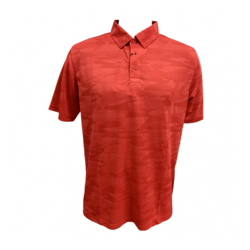 Polo texturizado especial de malha masculina