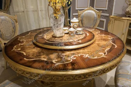 Classic Vintage Wooden Dining Table Solid Wood