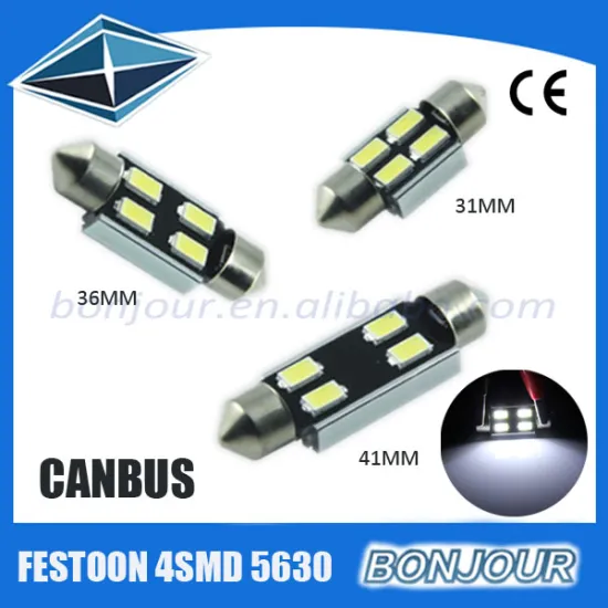 bonjour wholesale high quality led festoon 5704 smd canbus led light for car