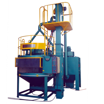Rotary Trolley Turn Table Sandblaster Shot Blasting Machine