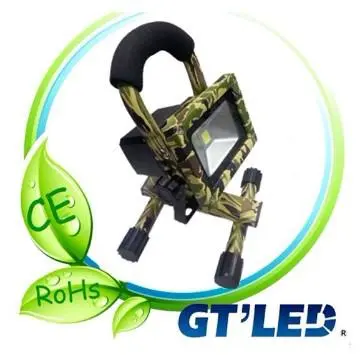 10w led portable worklight --yellow, red, gree, silver, blue, black