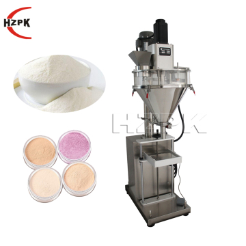 Vertical Auger Filling Machine for Spices, Flour, Milk Powder - HZPK HZF-B Semi-Automatic Weighing Machine