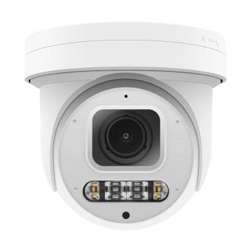 HK Best Quality 8MP PTZ POE IP Camera with Audio Alarm and Dual Light Turret