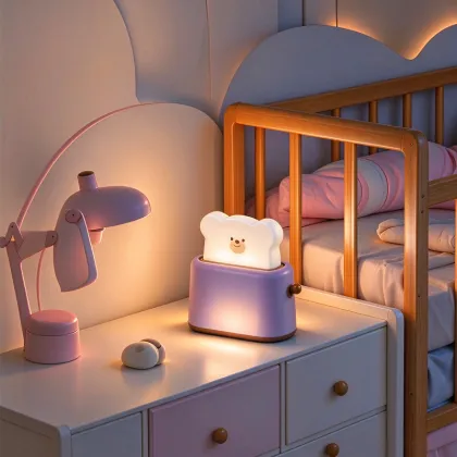 Adorable Bear Snack Lamp