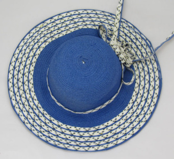 Mixed Braid Floppy Hat