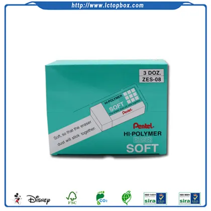 Rubber stationery color display box