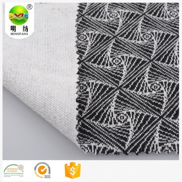 Wholesale cotton polyester spandex knitted jacquard fabric