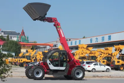 3 Ton Diesel Telehandler Telescopic Loader with 7m Lift Height - Manitou