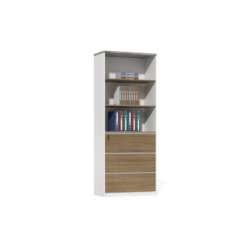 Kabinet Rak Buku Kayu Reka Bentuk Reka Bentuk Modern untuk Rumah atau Pejabat